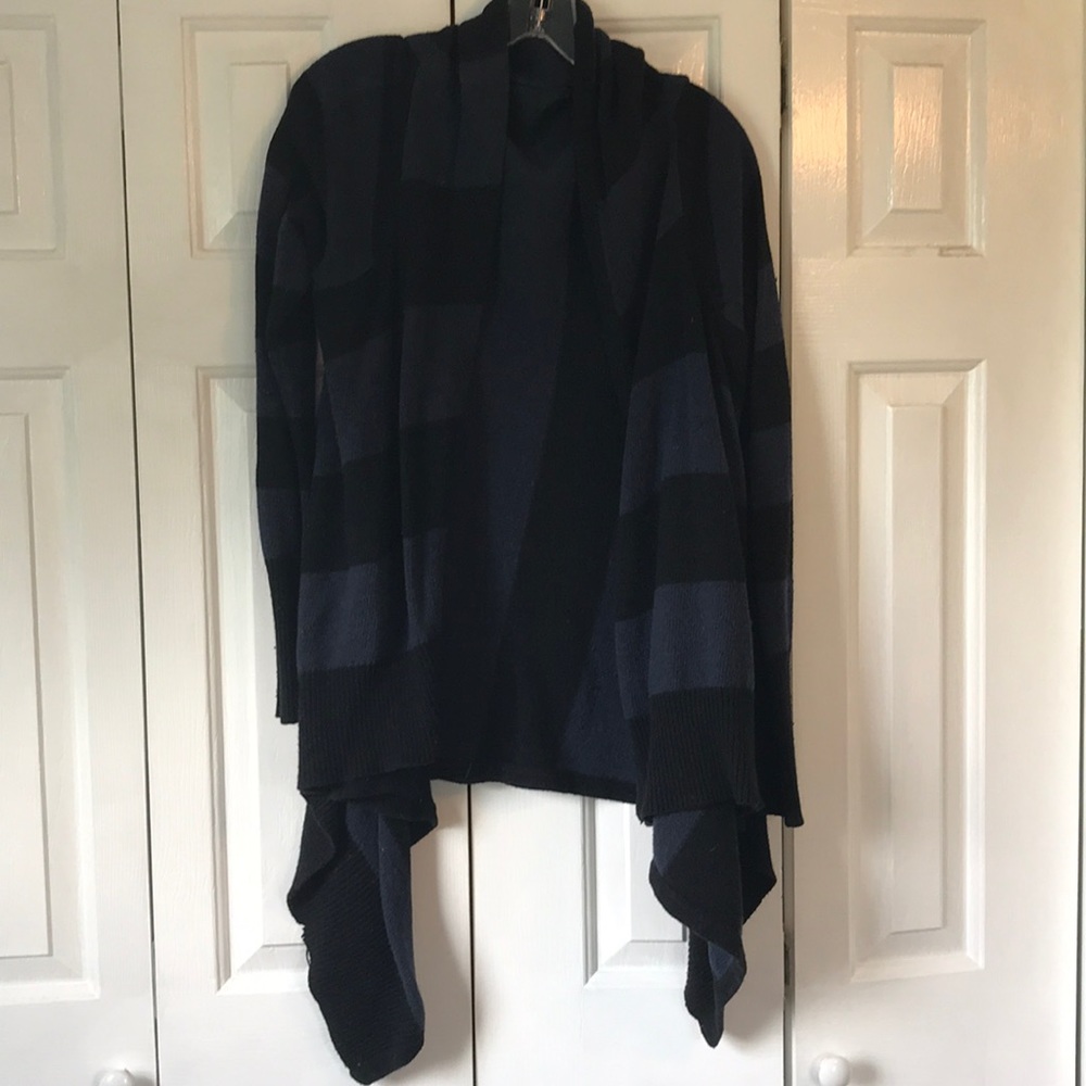 Mossimo Supply Co. blue/black striped cardigan